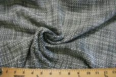 Black & Grey Poly/Wool Tweed