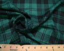 Poly/Wool Tartan - Emerald