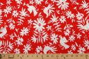 Folklore Floral Rayon Crepe - Red