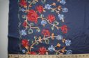 Embroidered Floral Chambray Poly/Rayon
