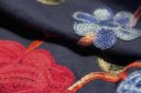 Embroidered Floral Chambray Poly/Rayon