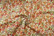 Heavy Vintage Floral Cotton/Linen