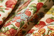 Heavy Vintage Floral Cotton/Linen