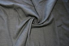 Charcoal & Silver Stripe Wool Suiting