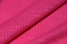 Ribbed Tissue Jersey - Hot Pink