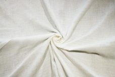 Lightweight Double Linen/Poly Blend Batiste - White