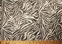 Zebra Chiffon - Black