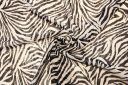 Zebra Chiffon - Black