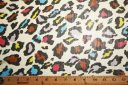 Large Multi Color Glitter Jaguar Chiffon