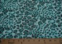 Cheetah Chiffon - Teal