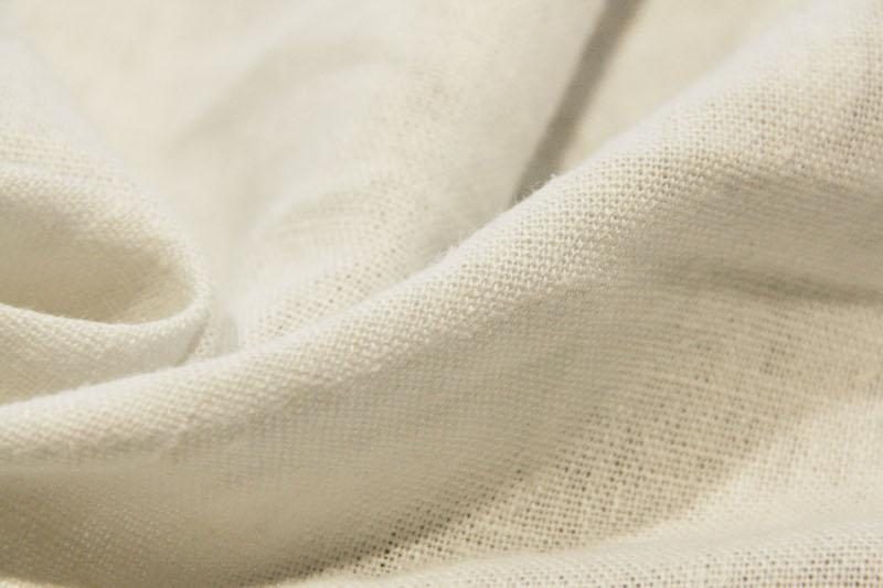 Linen/Rayon - White