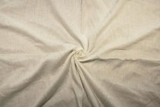 Lightweight Linen Blend Gauze - White