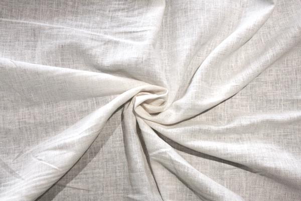 Lightweight Linen/Poly - White - The Fabric Market