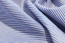 Mini Stripe Poplin - Royal