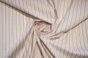 Stretch Poplin Stripe - Coral