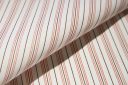 Stretch Poplin Stripe - Coral