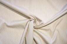 Pinstripe Poplin - Peach