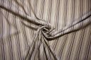 Poly/Cotton Poplin Stripe - Espresso