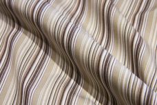 Poly/Cotton Poplin Stripe - Espresso