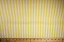 Poly/Cotton Stripe - Light Yellow