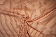 Silk Blend Stripe - Carrot & Rust