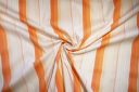 Various Stripe Stretch Poplin - Creamsicle