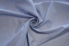 Blue Micro Stripe Cotton Poplin