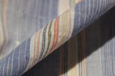 Various Stripe Crepe Gauze - Royal