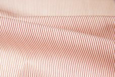 Micro Pinstripe Poplin - Red