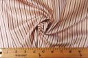 Polished Cotton Poplin Stripe - Pink & Burgundy