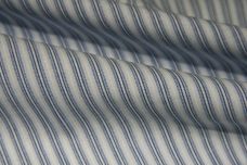 Cotton Ticking - Light Blue & Royal