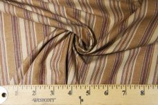 Chambray Stripe Poplin - Brown