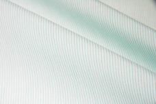 Micro Pinstripe Poplin - Mint