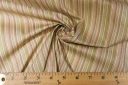 Various Stripe Stretch Poplin - Raspberry & Taupe