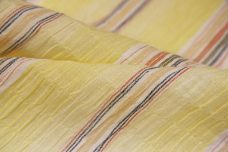 Various Stripe Crepe Gauze - Yellow