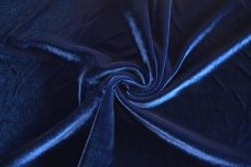 Stretch Velvet - Navy