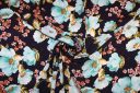 Large Aqua Poppy Rayon