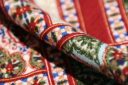 Large Ruby Boho Blocks Rayon Crepe