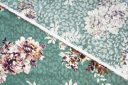 Cheetah Jacquard & Floral Rayon - Dark Sage