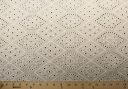 White Boho Scalloped Cotton Eyelet Batiste