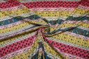 Yellow & Pink Boho Stripe Rayon