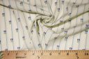 Blue, Green, Purple Dotted Swiss Stripe Poplin