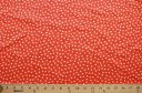 Carrot Polkadot Stretch Twill