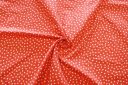 Carrot Polkadot Stretch Twill