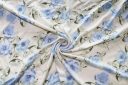 Iceland Poppy Rayon Crepe - Blue