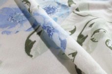Iceland Poppy Rayon Crepe - Blue
