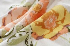 Iceland Poppy Rayon Crepe - Cantaloupe