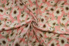 Large Daisy Rayon - Light Coral