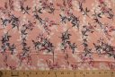 Delphinium Floral Rayon - Dark Blush