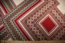 Large Ruby Boho Blocks Rayon Crepe
